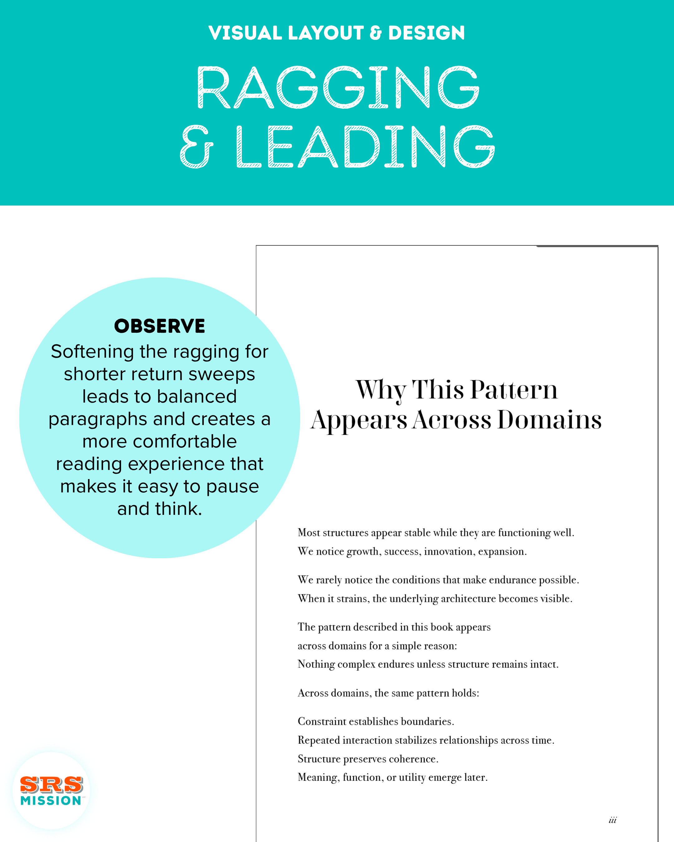 Page iii of Cognitive Architecture Thinking, with ragging and leading applied. Page iii of Cognitive Architecture Thinking, with ragging and leading applied.