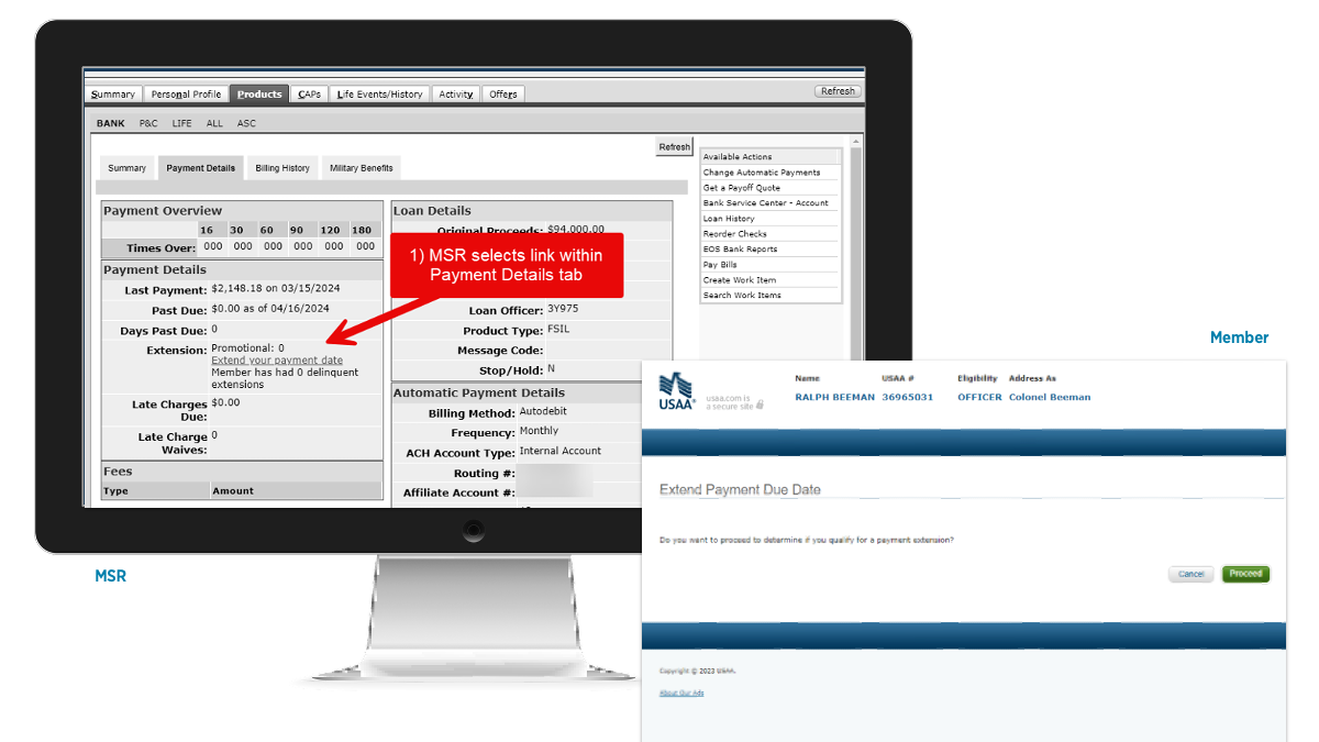 Payment Extension before