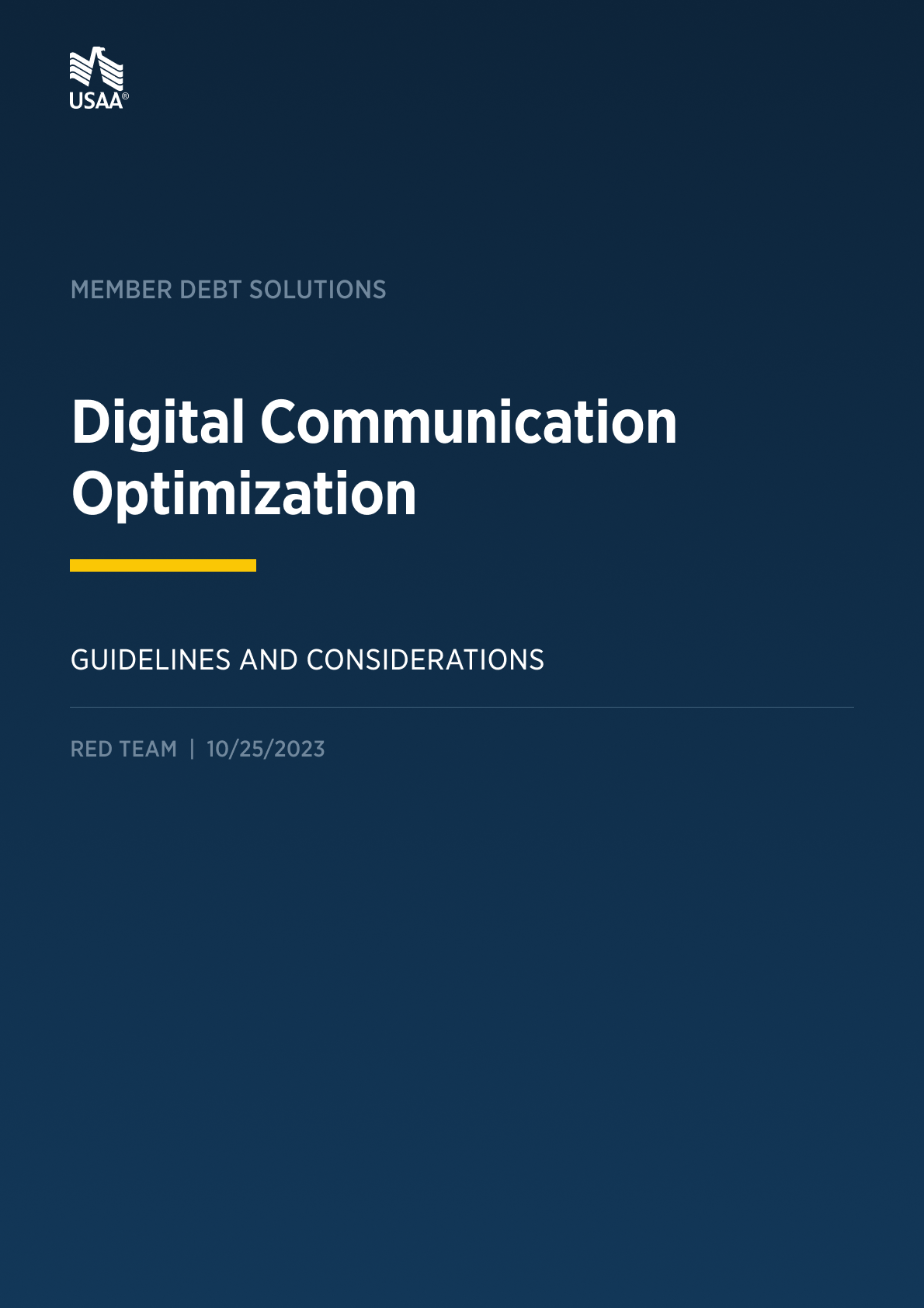 Digital Communications Guidelines — cover